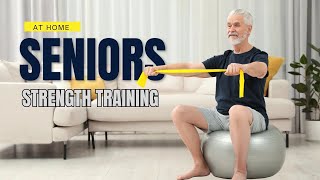 quotSafe Strength Training Exercises at Home for Seniors – Build Muscle amp Stay Activequot [upl. by Latsyrhc]