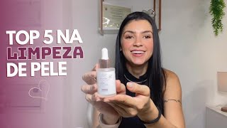 TOP 5 PRODUTOS  Limpeza de Pele [upl. by Nerol]