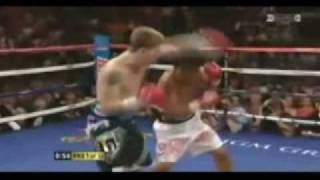 Same move everytime  Hatton vs Pacquiao [upl. by Atihana605]