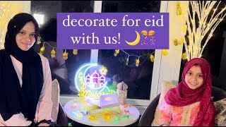 🎉☪️Eid Decoration with Maryam and Fatima Masud  Buy Eid Decoration at TMsGiftcom [upl. by Harrell599]