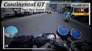 Continental GT650Pure Stock Raw Sound [upl. by Annoet]