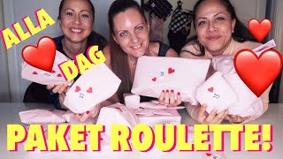 Paket Roulette Challenge Alla hjärtans dag edition ❤️ [upl. by Birkett]