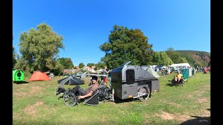 4 FaWoWa Treffen 2022 in Wünschendorf EBike Tour von Weyhe nach Gera [upl. by Leen]