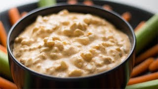 BUFFALO CAULIFLOWER DIP  FAST EASY amp VEGAN [upl. by Neelyhtak]