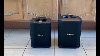 Feature Comparison Ultra Portable Battery PA New Alto Busker VS Bose S1 Pro New Bose Killer [upl. by Lenuahs]