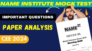 Most Important Question MCQ Discussion from Name Institute [upl. by Ferrick]