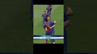 Suárezs Brilliant Goal After Perfect Team Passing ⚽  PES 2017 [upl. by Anauqahs170]