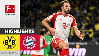 3x⚽ Harry Kane  Borussia Dortmund  FC Bayern München 04  Highlights  MD 10 – Bundesliga 2324 [upl. by Kcirdnekel443]