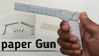 how to make a paper gun origami instructioncoltDIY gun origami gun kagaj ki banduk kaise banaen [upl. by Limhaj866]