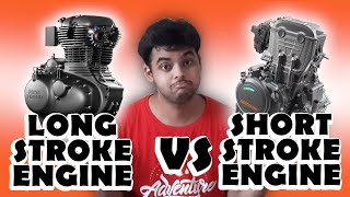 LONG STROKE ENGINE VS SHORT STROKE ENGINE Which one is Better [upl. by Nyledam]