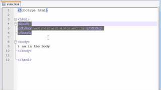 XHTML and CSS Tutorial  3  body and headers [upl. by Lihp]