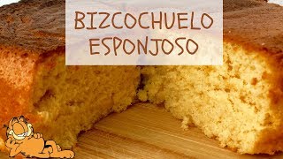 Bizcochuelo Fácil Casero y Esponjoso 🥧 ¡SOLO 3 INGREDIENTES [upl. by Mariko]