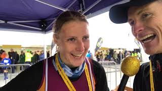 Hannah Oldroyd  Christchurch Marathon winner [upl. by Refinney]