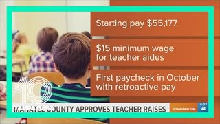 Manatee County Schools teachers get starting pay increase to 55K [upl. by Jerman]