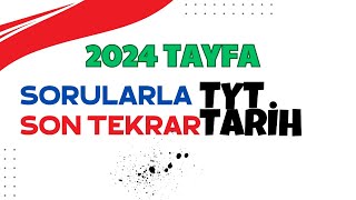 Sorularla TYT Tarih Son Tekrar  5te 5 Yap  YKS 2024 tyt ayt yks yks2024 [upl. by Wyler]