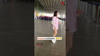 Hotness🔥overloaded  Nushrat bharucha spotted at Mumbai Airport nushratbharucha shorts [upl. by Elbert]