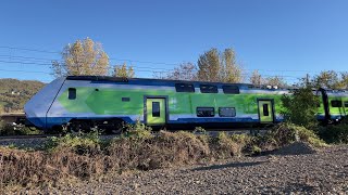 4K Trenord S8 Milano Porta Garibaldi  Lecco via Carnate ETR 521 S1 [upl. by Ettelra]