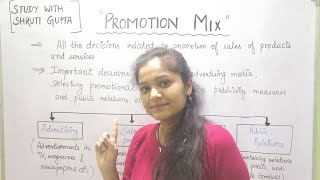 Promotion Mix  Marketing management  Bcom Mcom BBA PGT commerce exams 😇 [upl. by Abbey]