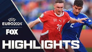 Switzerland vs Italy Highlights  UEFA Euro 2024  Round of 16 [upl. by Yaras]