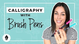 Beginners Guide To Using Brush Pens for Modern Calligraphy [upl. by Ribaj]