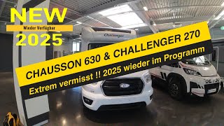 🤩 Caravan Salon 2024  2025 Highlight  Endlich wieder auf dem Markt CHAUSSON 630 und CHALLENGER 270 [upl. by Lepp]