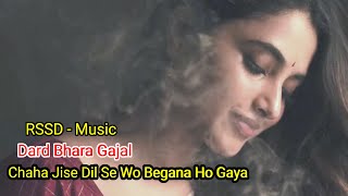 Chaha Jise  Dilse Wo  Begana Ho Gaya  New Dard Bhara Gajal  slow music  RSSD music [upl. by Amyas]