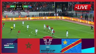 🔴EN DIRECT  Maroc vs Dr Congo  Coupe dAfrique des Nations 2024  CAN en direct  Pes 21 Game [upl. by Eiznekcm]