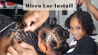 MICRO LOCS  DIY Micro Loc Installation for kids [upl. by Lyndsey]