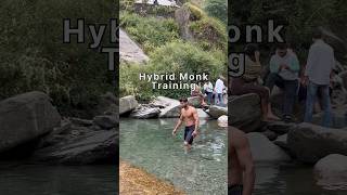 Monk training 🥷fitness calisthanics motivation monk strength workout power insane training [upl. by Onairot152]