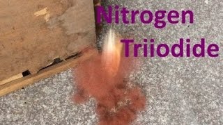 Synthesis of Nitrogen Triiodide Touch Power [upl. by Assirehs]