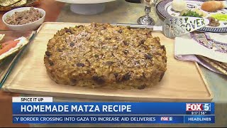 Homemade Apple Matzah Kugel Recipe for Passover [upl. by Norak]