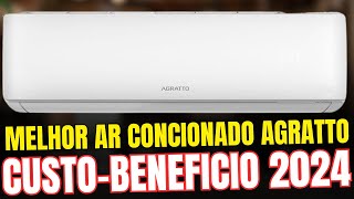 ArCondicionado Agratto 12000 Btus inverter Ar Condicionado Mais Econômico 2024 [upl. by Anoif]