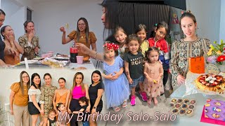 MY BIRTHDAY SALOSALO SA BAHAY  Thefewstertv [upl. by Ayocal]