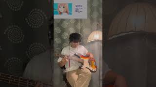 Ore Monogatari ED  Shiawase no Arika 幸せのありか  BASS COVER bass shorts anime basscover [upl. by Annahsed]