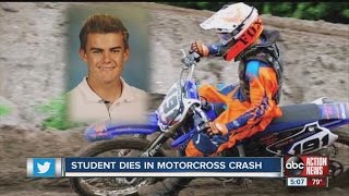 Students mourn teen killed in motocross crash in Clearwater [upl. by Eiliak]