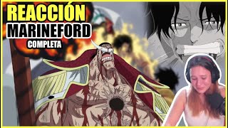 One Piece reacción MARINEFORD mejores momentos [upl. by Marcella152]