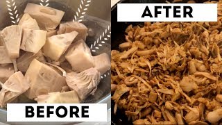 How to make Jackfruit ACTUALLY taste good How to get rid of the acidic flavor [upl. by Tegan]