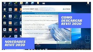 Instalación gratuita y Novedades Revit 2020 [upl. by Ainoda]