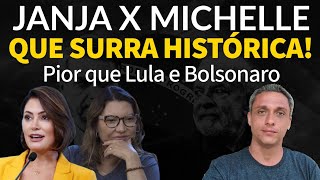 Ninguém percebeu  JANJA leva uma surra de Michelle pior que LULA levou do Bolsonaro [upl. by Malilliw]