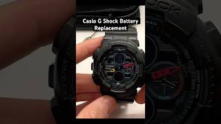 Casio G Shock Battery Replacement  How to Replace the Watch Battery on a Casio G Shock [upl. by Ennaoj557]