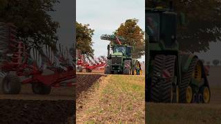 13 furrows at a time 🚜 Beautiful Tractors tractor farming johndeere ploughing johndeere9rx [upl. by Nyssa]