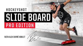 Slide Board Pro by HockeyShot  Build Skating Muscles [upl. by Lrig]