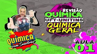 Revisão Química Geral UFT e UNITINS AULA 01  UFT Introdução à Química e Separação de Misturas [upl. by Qulllon]