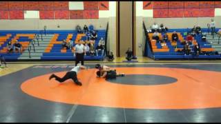 Wrestling Keith Mahoney Millville pins at 170 pounds [upl. by Bein]