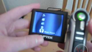 Aiptek PHD 720p Camcorder Review amp Unboxing [upl. by Yclehc514]