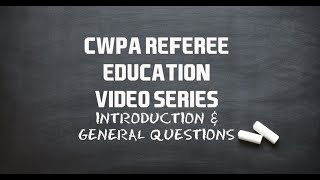 Referee Online Training Series Introduction with Collegiate Club AssignorOfficial Mike Francis [upl. by Trofmoc245]