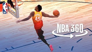 NBA 360  Donovan Mitchell Wins 2018 Verizon Slam Dunk [upl. by Amekahs343]