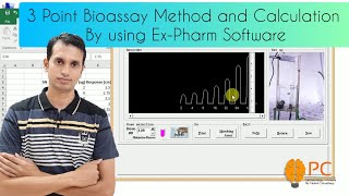 3 Point Bioassay by using Ex Pharm Software  Bioassay of Histamine  Bioassay Pharmacology [upl. by Serica]