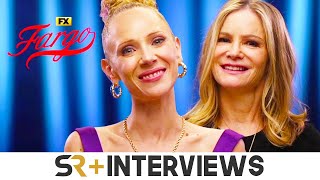 Fargo Season 5 Interview Juno Temple amp Jennifer Jason Leigh On Being Minnesota Nice [upl. by Banwell194]