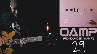 Demos in the Dark  29 Pedals OAMP  Guitar Pedal Demo [upl. by Lahtnero]